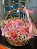 cesta de flores