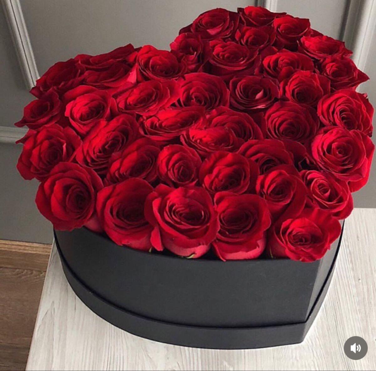 caja de rosas