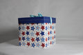 Caja de regalo cuadrada de estrella