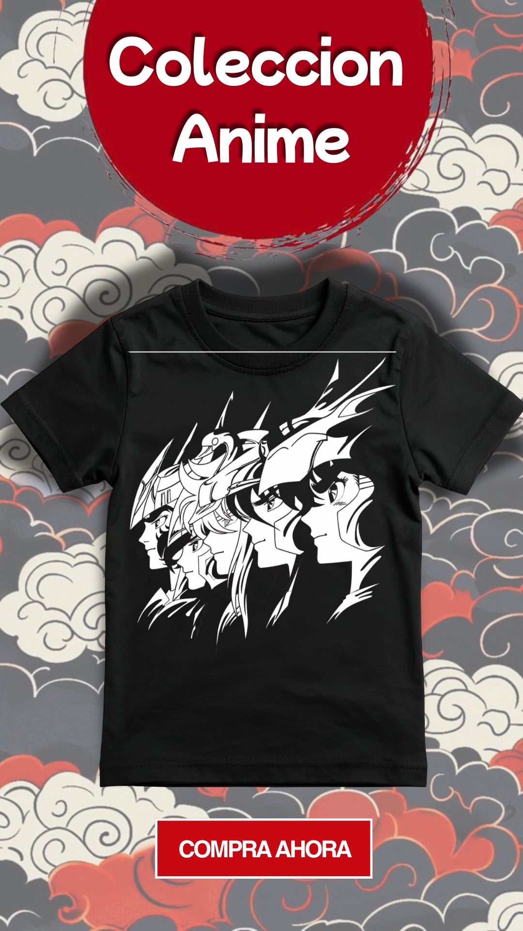 Camiseta Caballeros del zodiaco