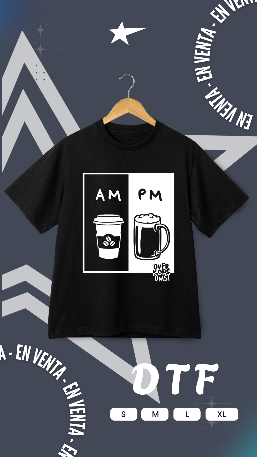Camiseta DTF AM PM
