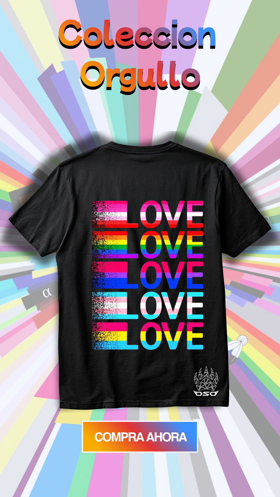 Camiseta DTF Love