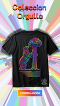 Camiseta DTF Oso y madroño neon orgullo