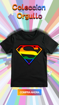Camiseta DTF Superman orgullo