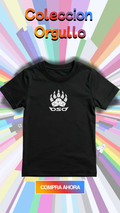 Camiseta DTF garra oso blanco