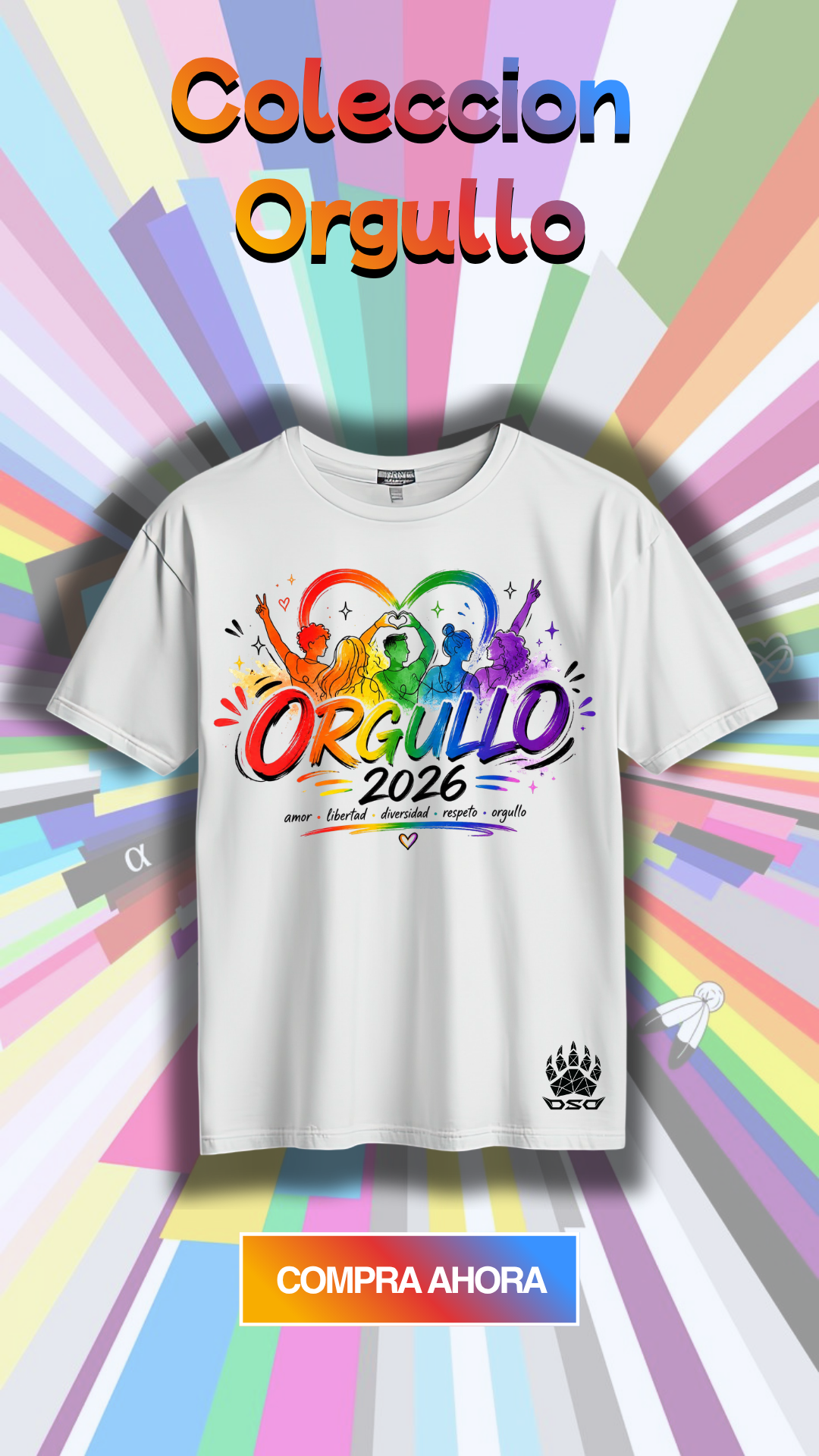 Camiseta DTF orgullo 2026