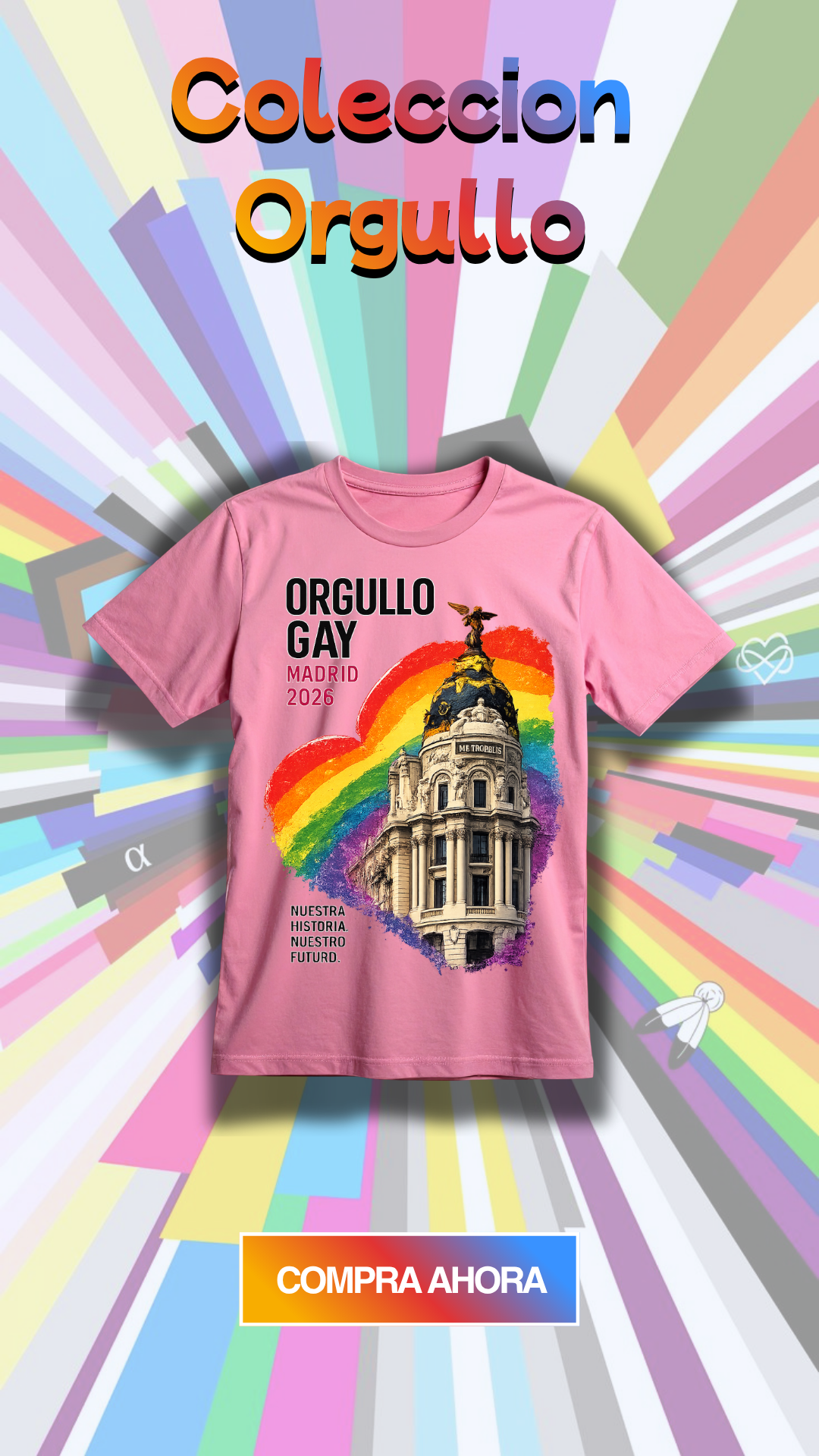Camiseta DTF orgullo gay