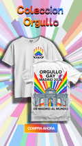 Camiseta DTF orgullo gay puerta alcala