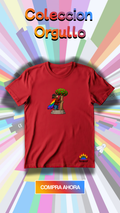 Camiseta DTF oso y madroño caricatura