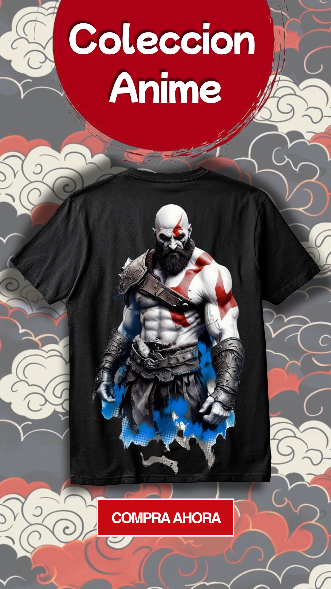 Camiseta Kratos DTF