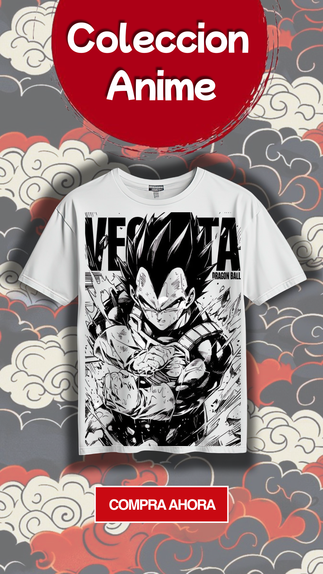 Camiseta Vegeta DTF
