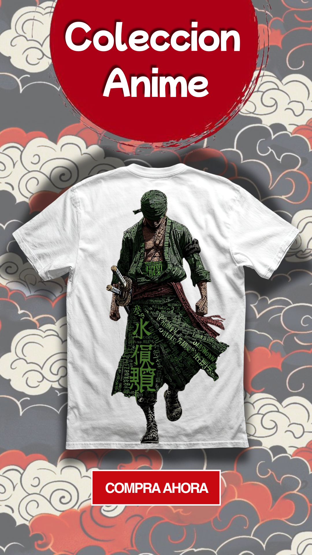 Camiseta Zoro DTF