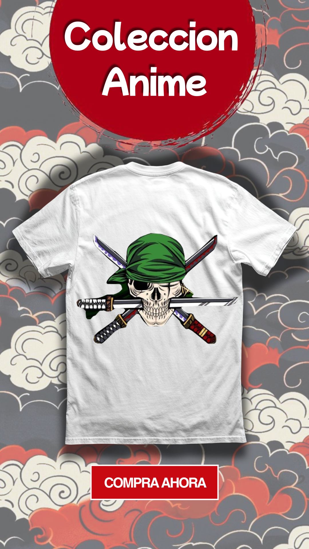 Camiseta zoro logo