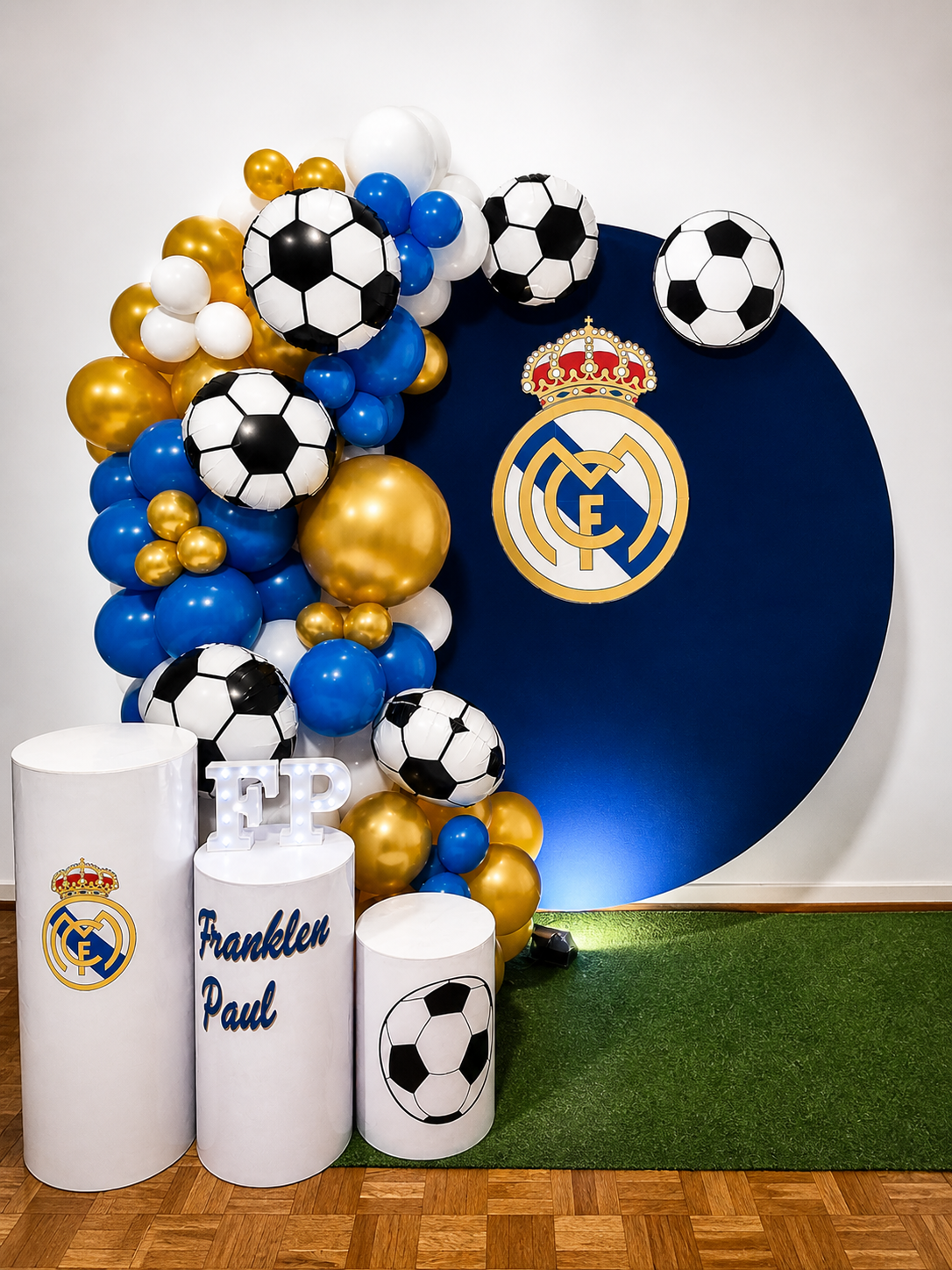 Decoración temática Real Madrid