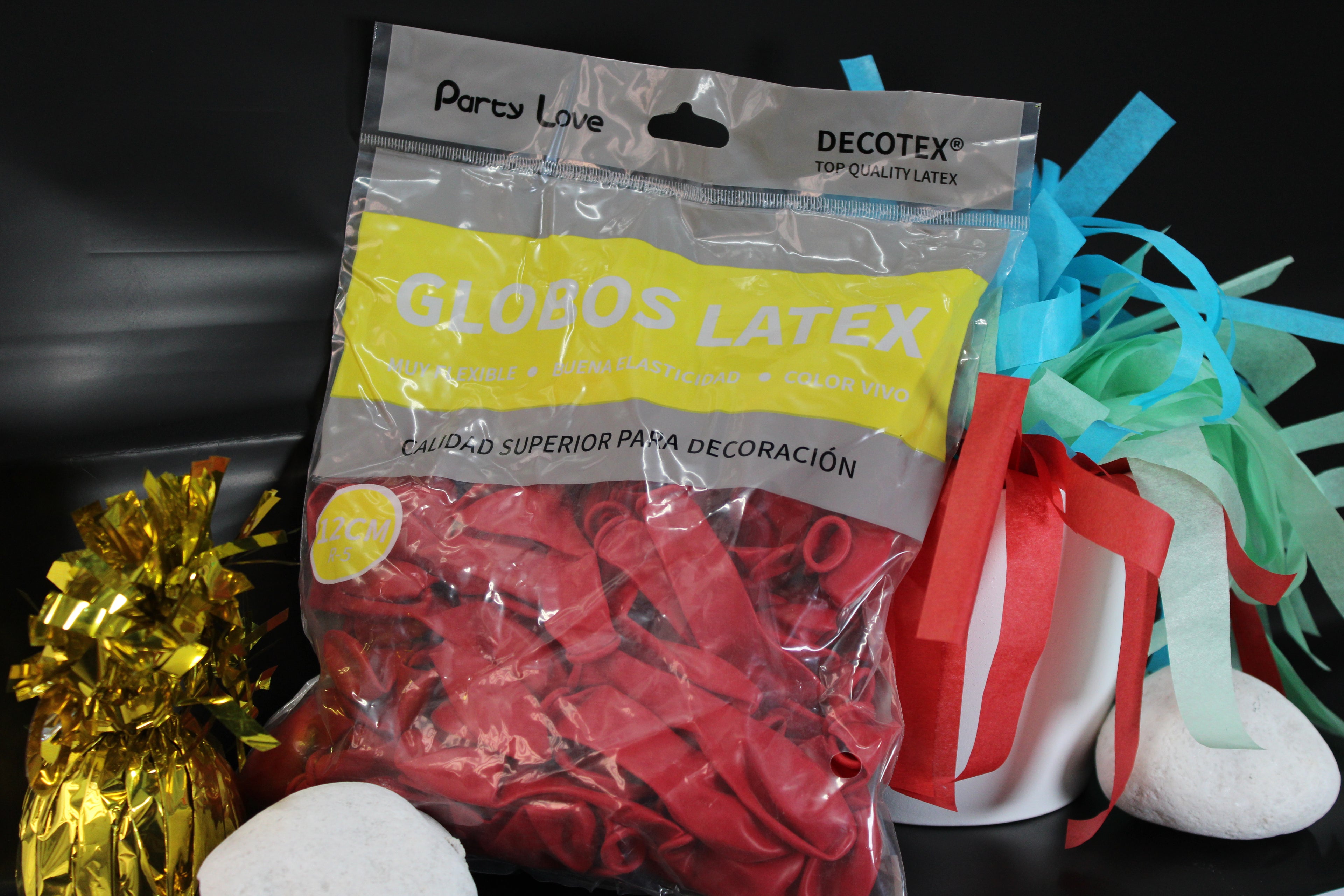 Globo R5 rojo latex 100 und