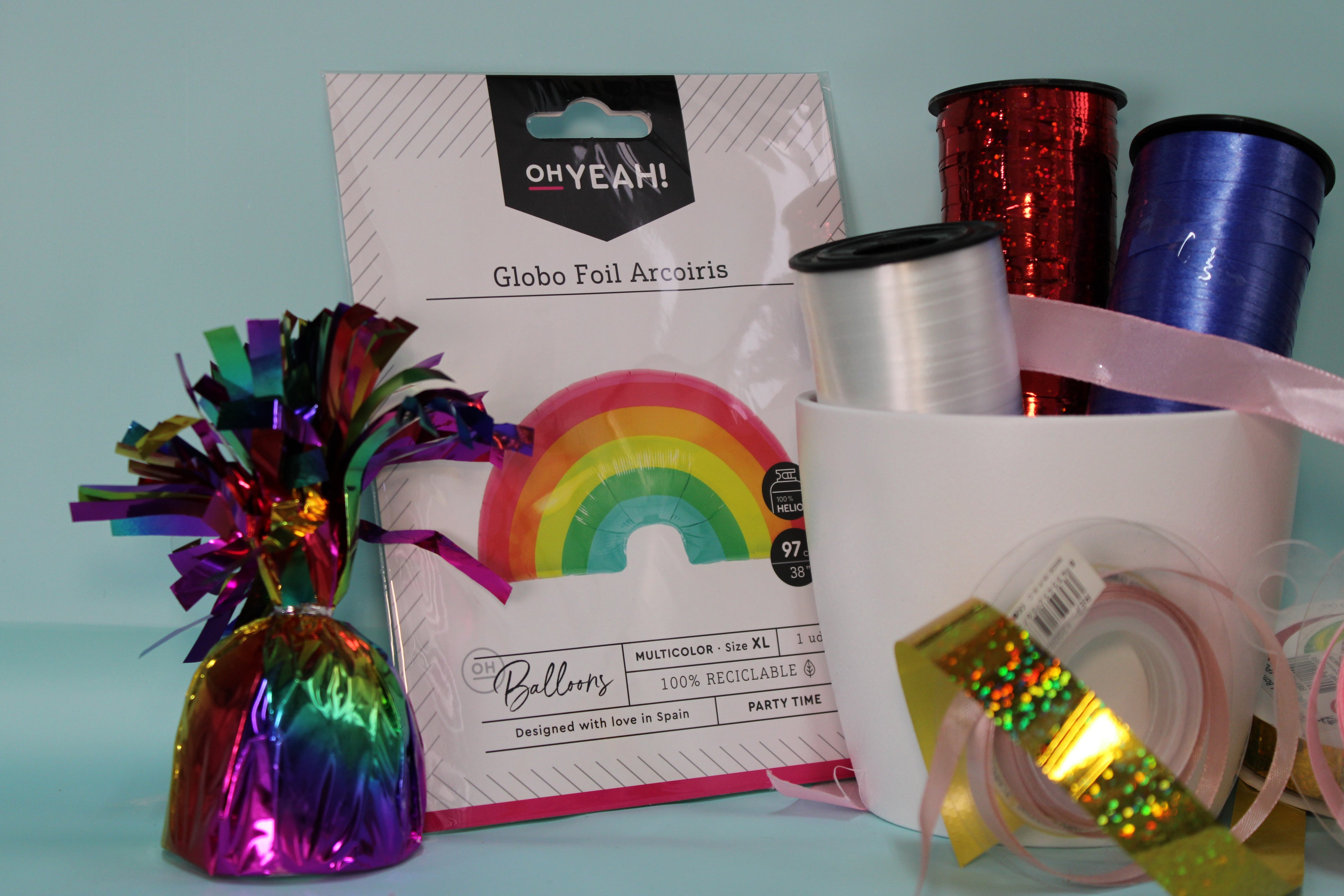 Globo foil arcoiris 97cm