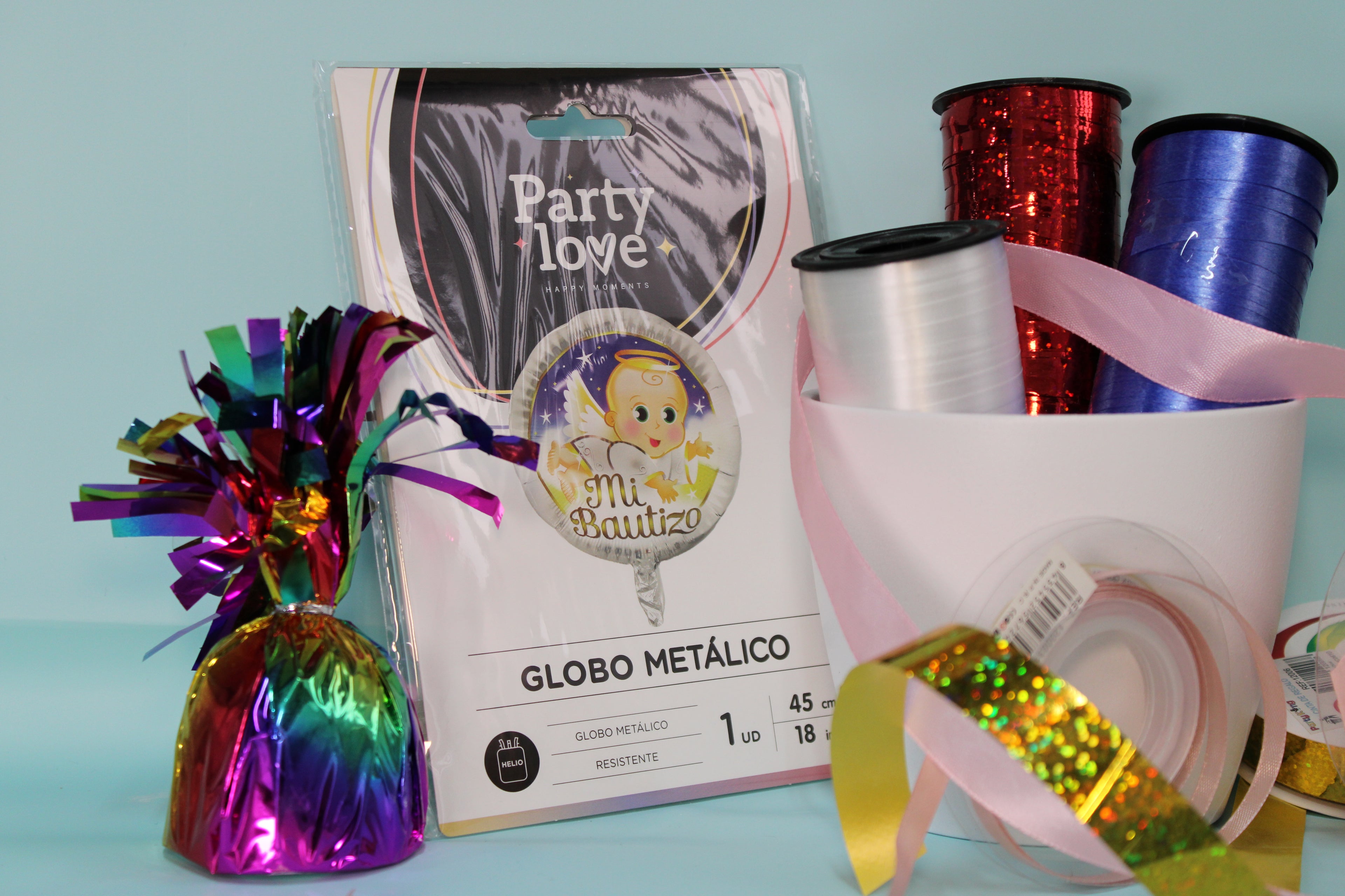 Globo foil bautizo niño 45cm