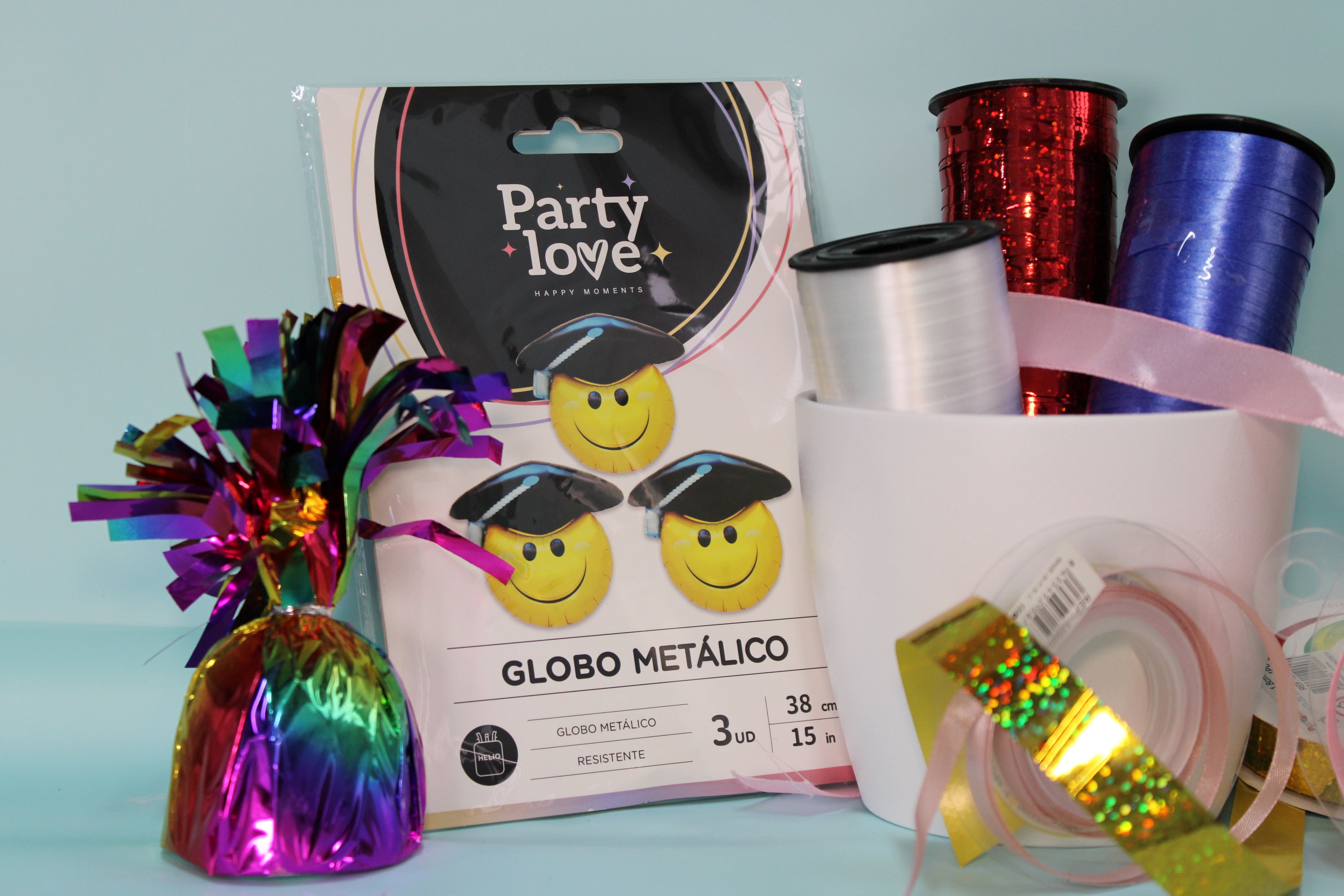 Globo foil cara graduación 38cm