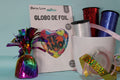 Globo foil corazon multicolor te amo 43 cm