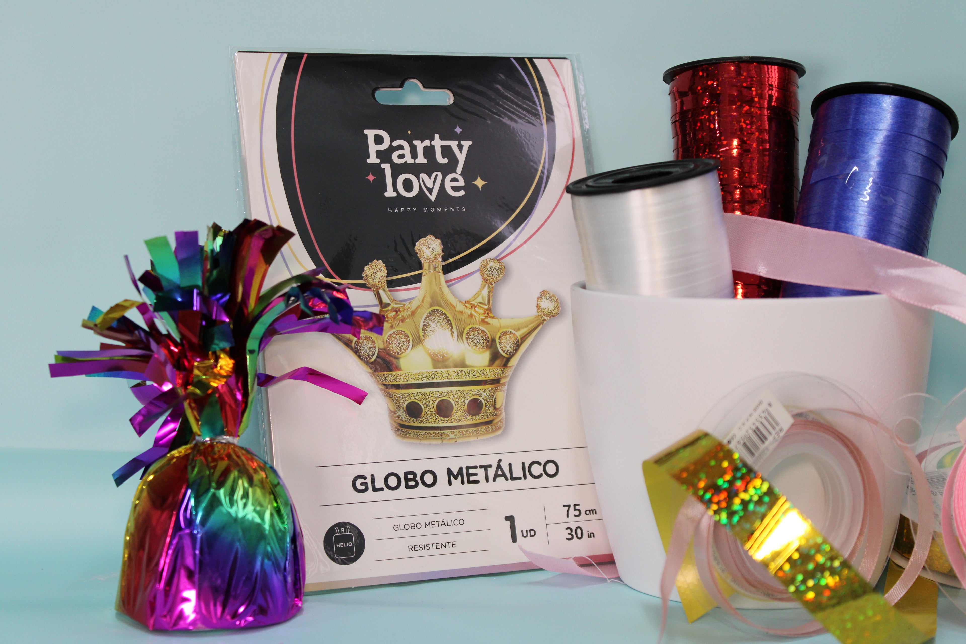 Globo foil corona dorada 75cm