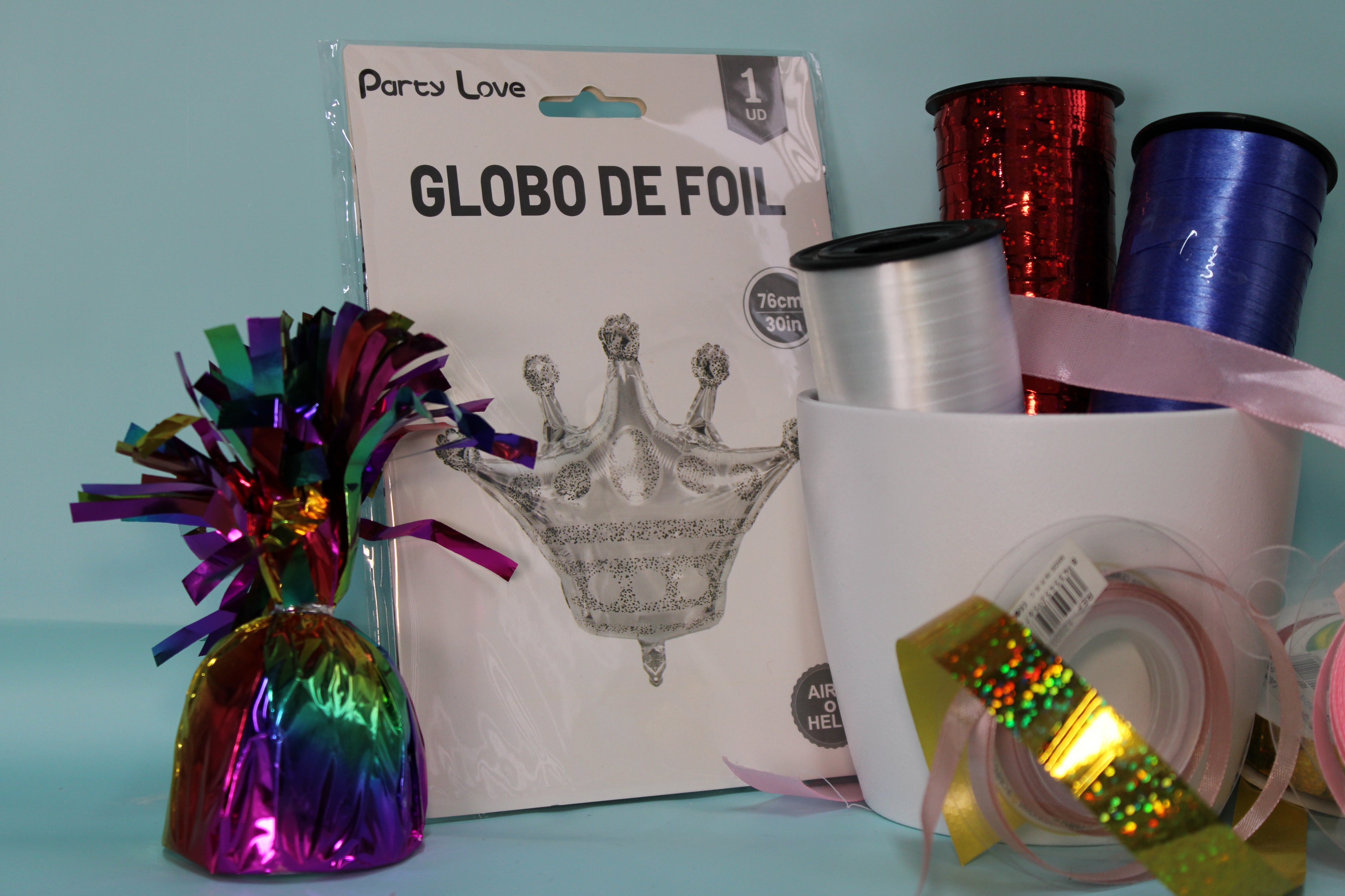 Globo foil corona plata 76cm