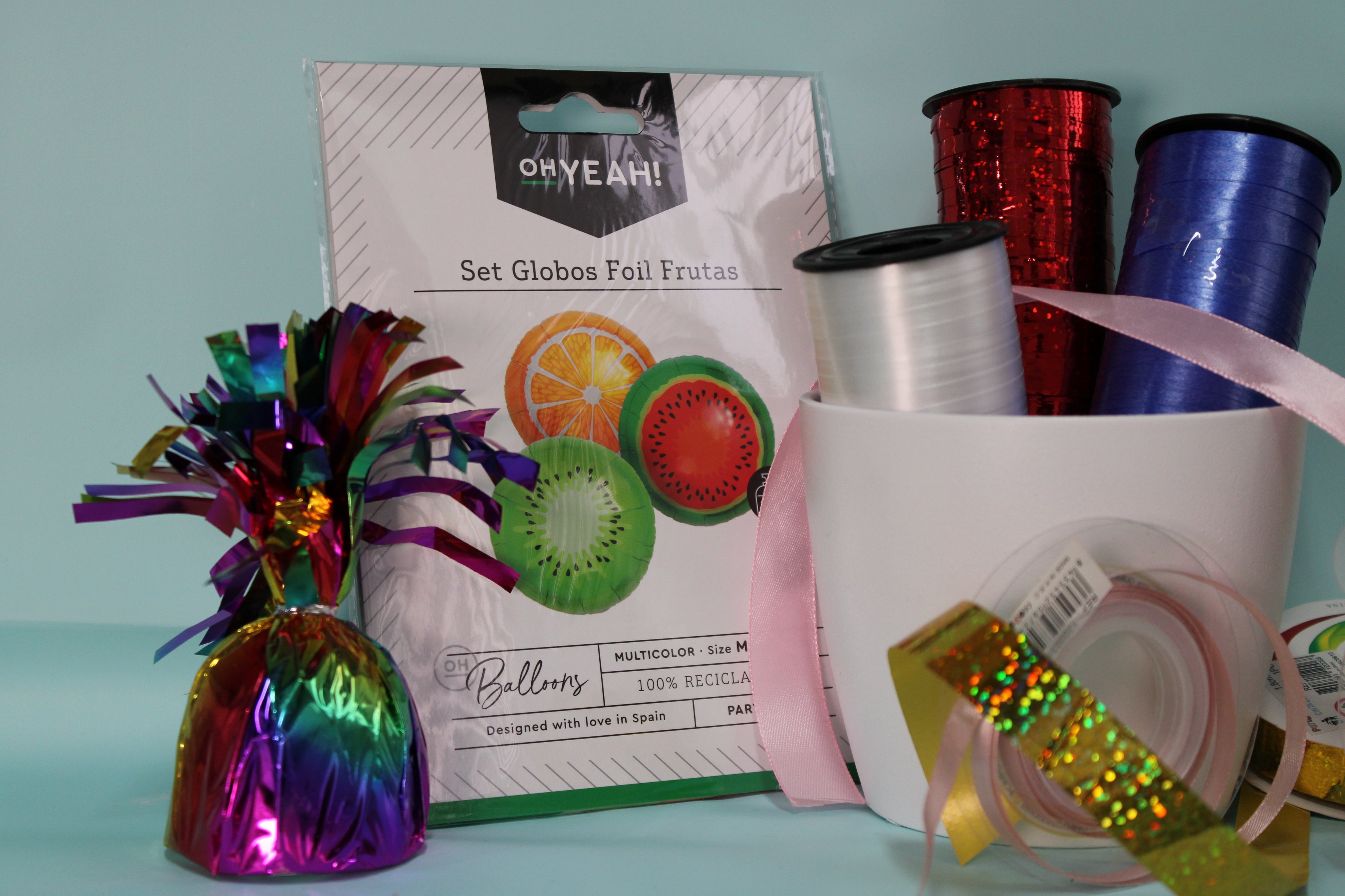 Globo foil frutas 45 cm