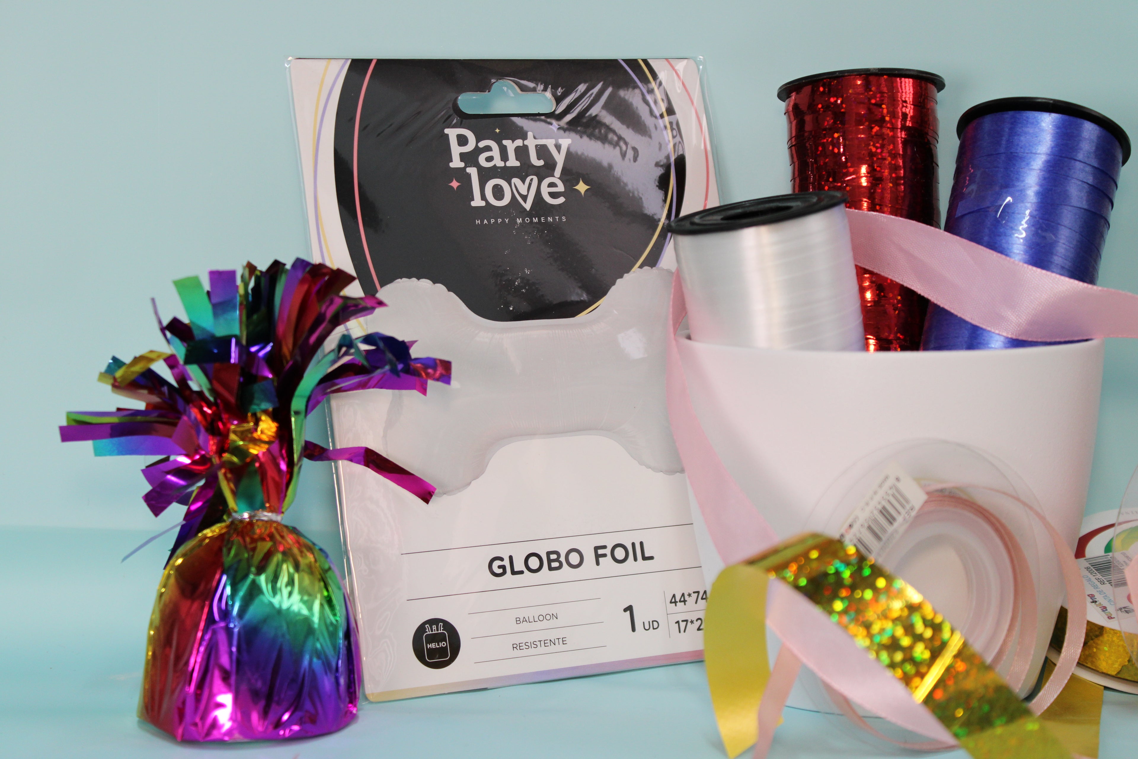 Globo foil hueso 44cm