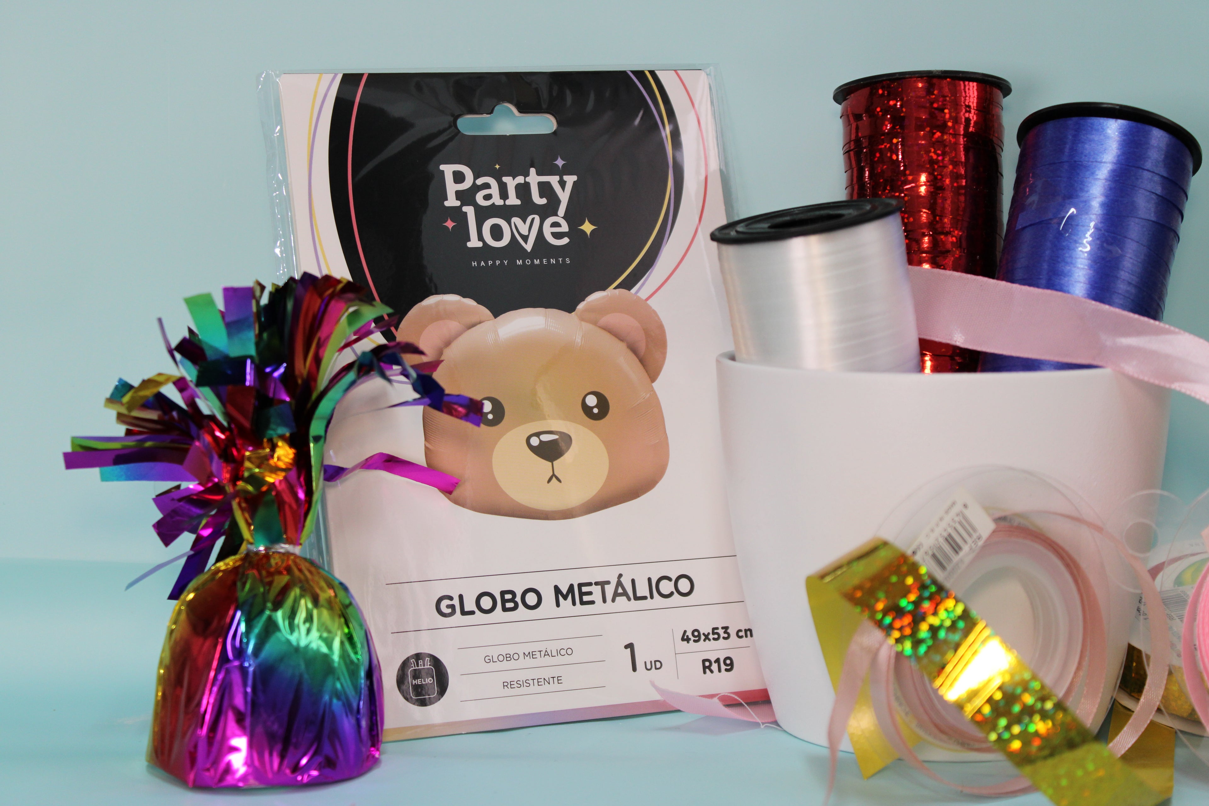 Globo foil oso cara 49cm