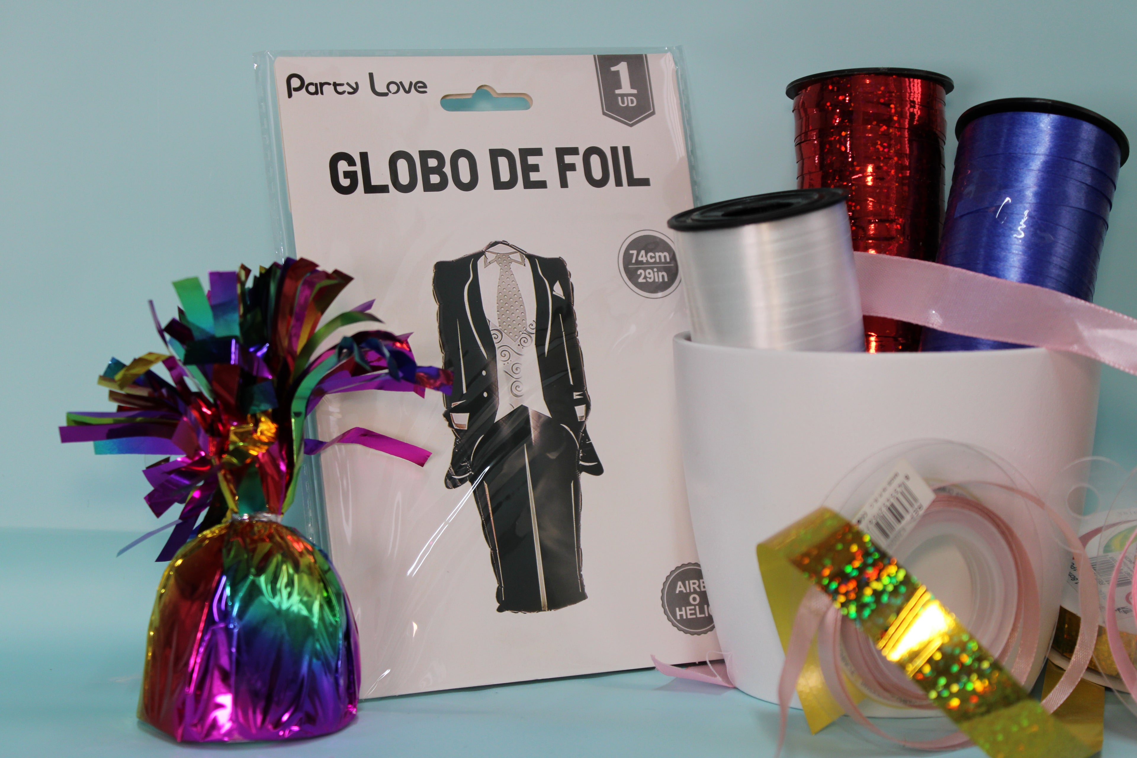 Globo foil traje de novio 74cm