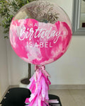 Globo burbuja marmoleado personalizado