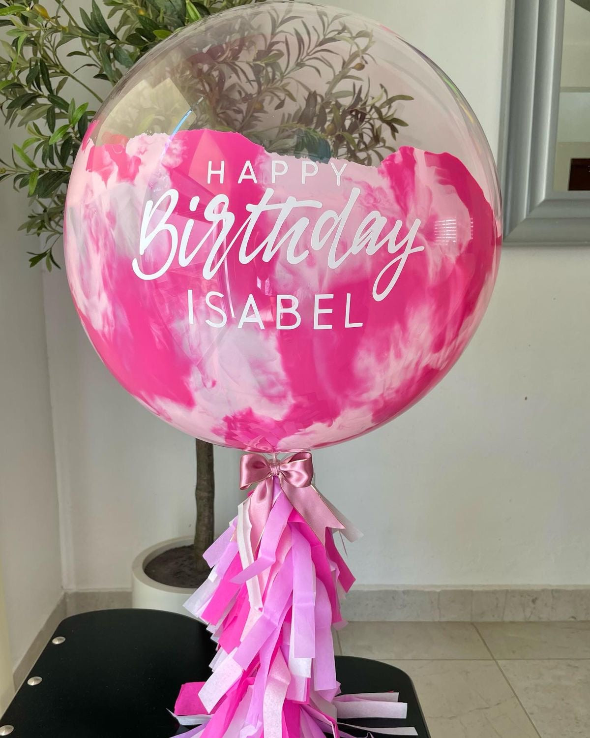 Globo burbuja marmoleado personalizado