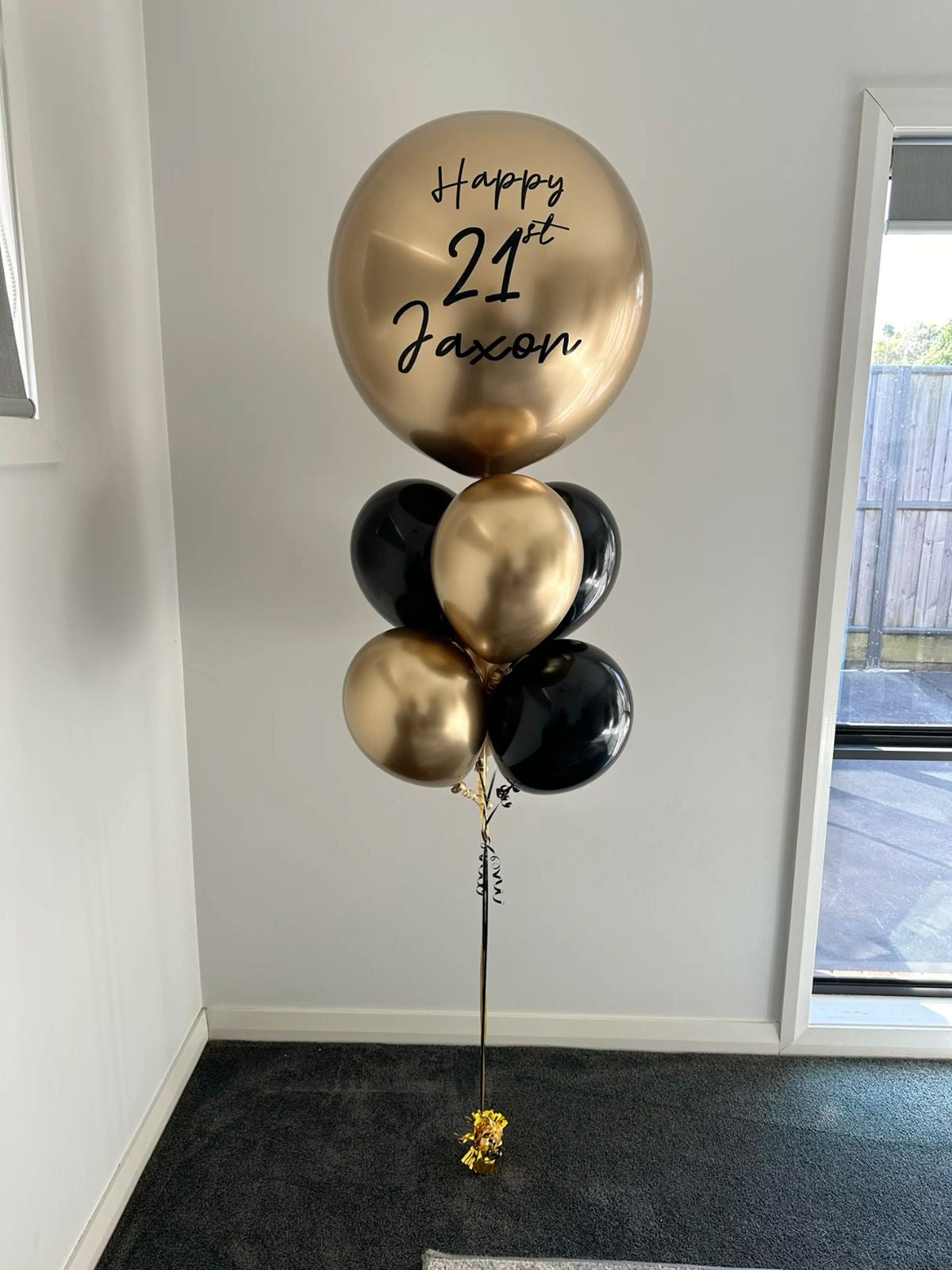 Ramo de globos con vinilo