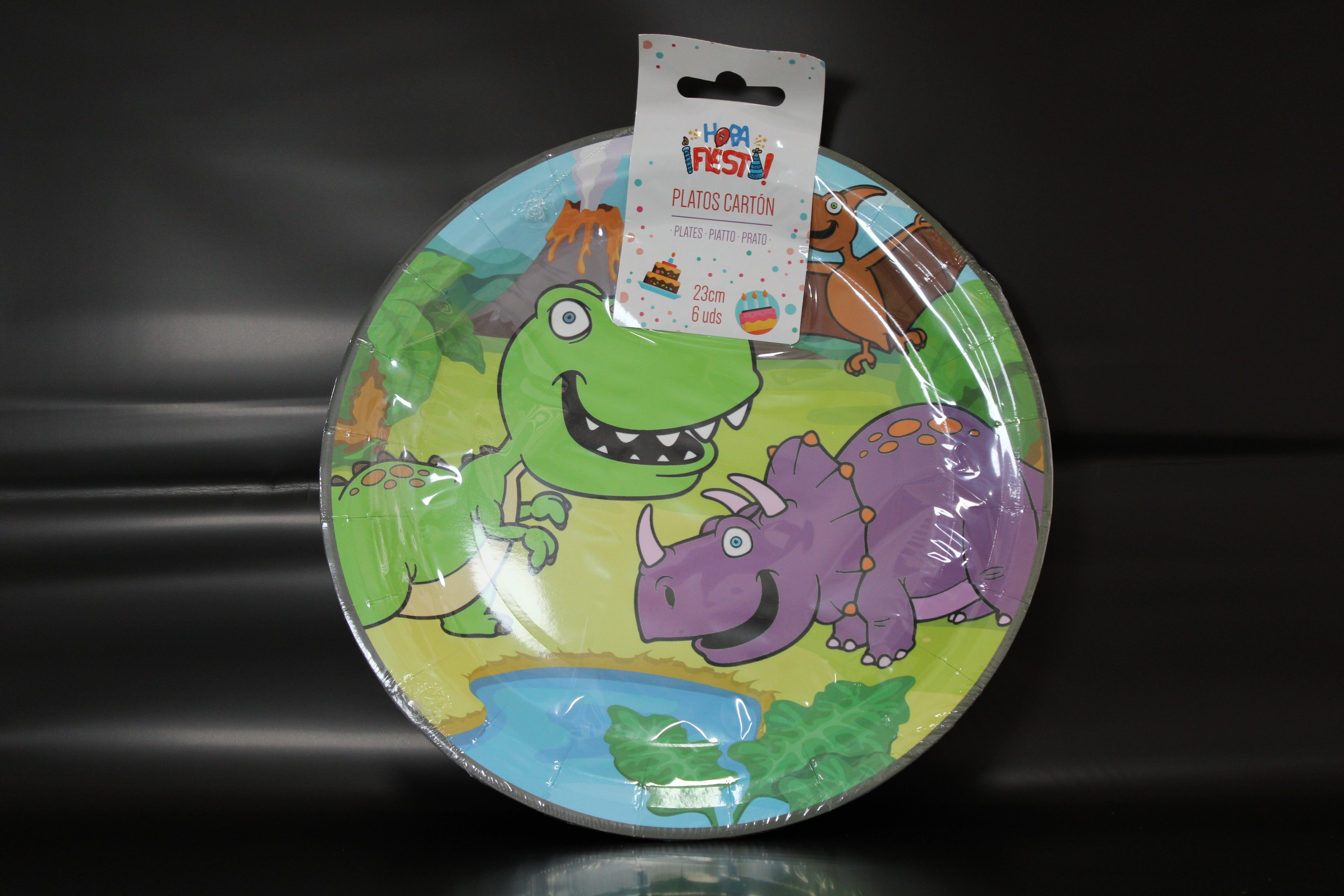 Plato dino 23cm