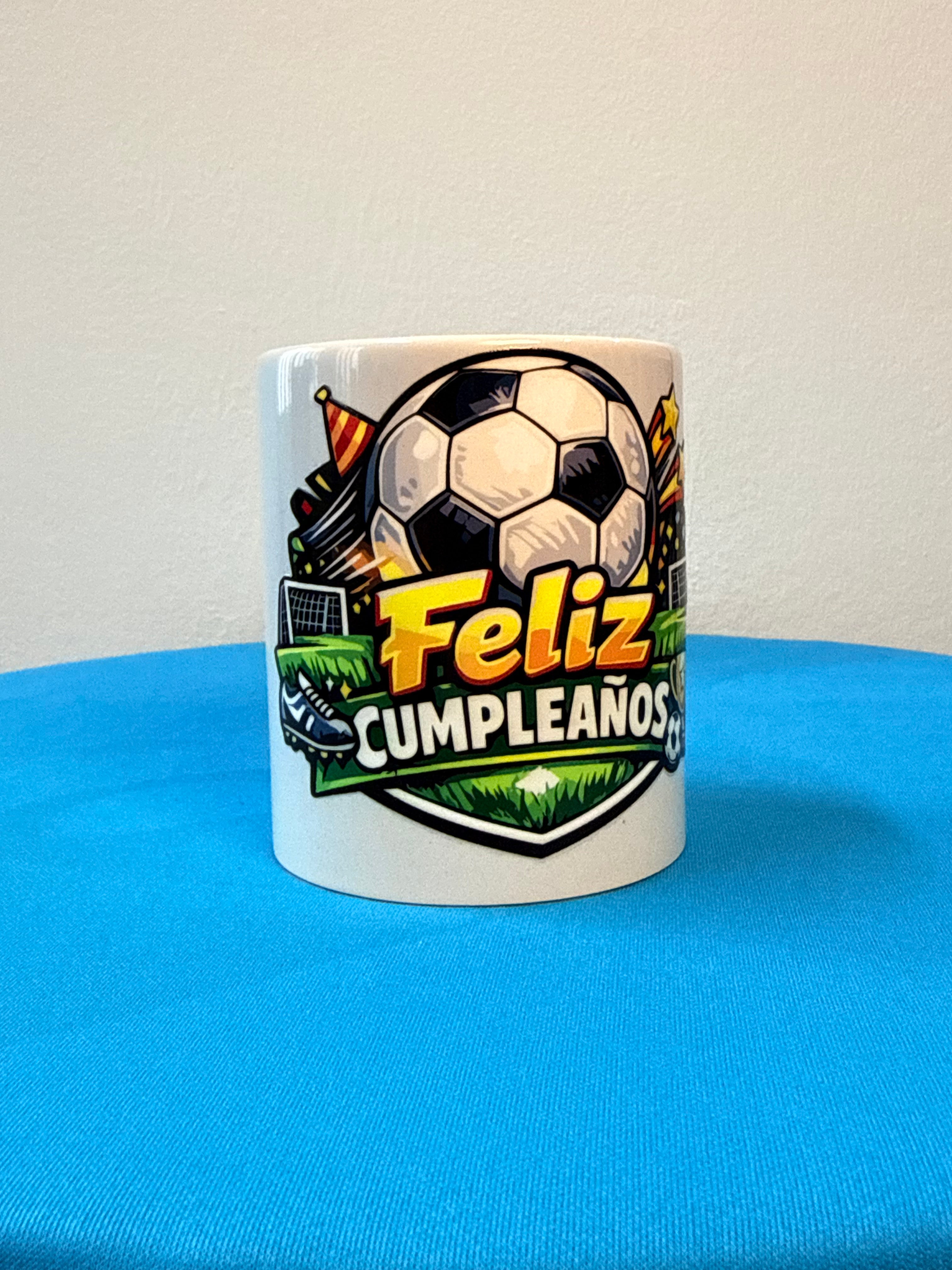 Taza Feliz Cumpleaños DTF UV