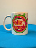 Taza Feliz Cumpleaños DTF UV