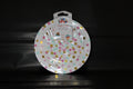 plato Lunares azul y rosa 18cm
