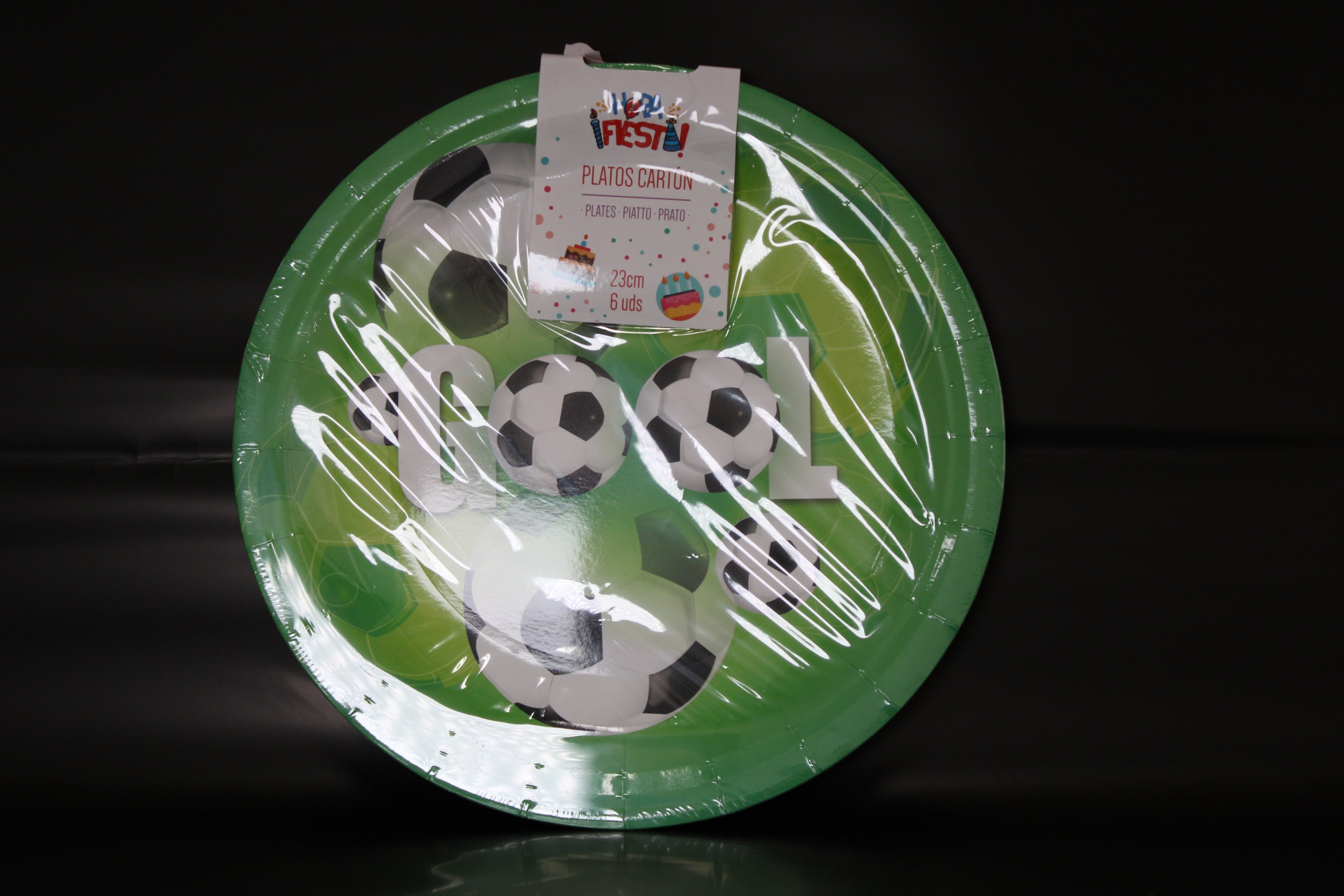 plato futbol 23cm
