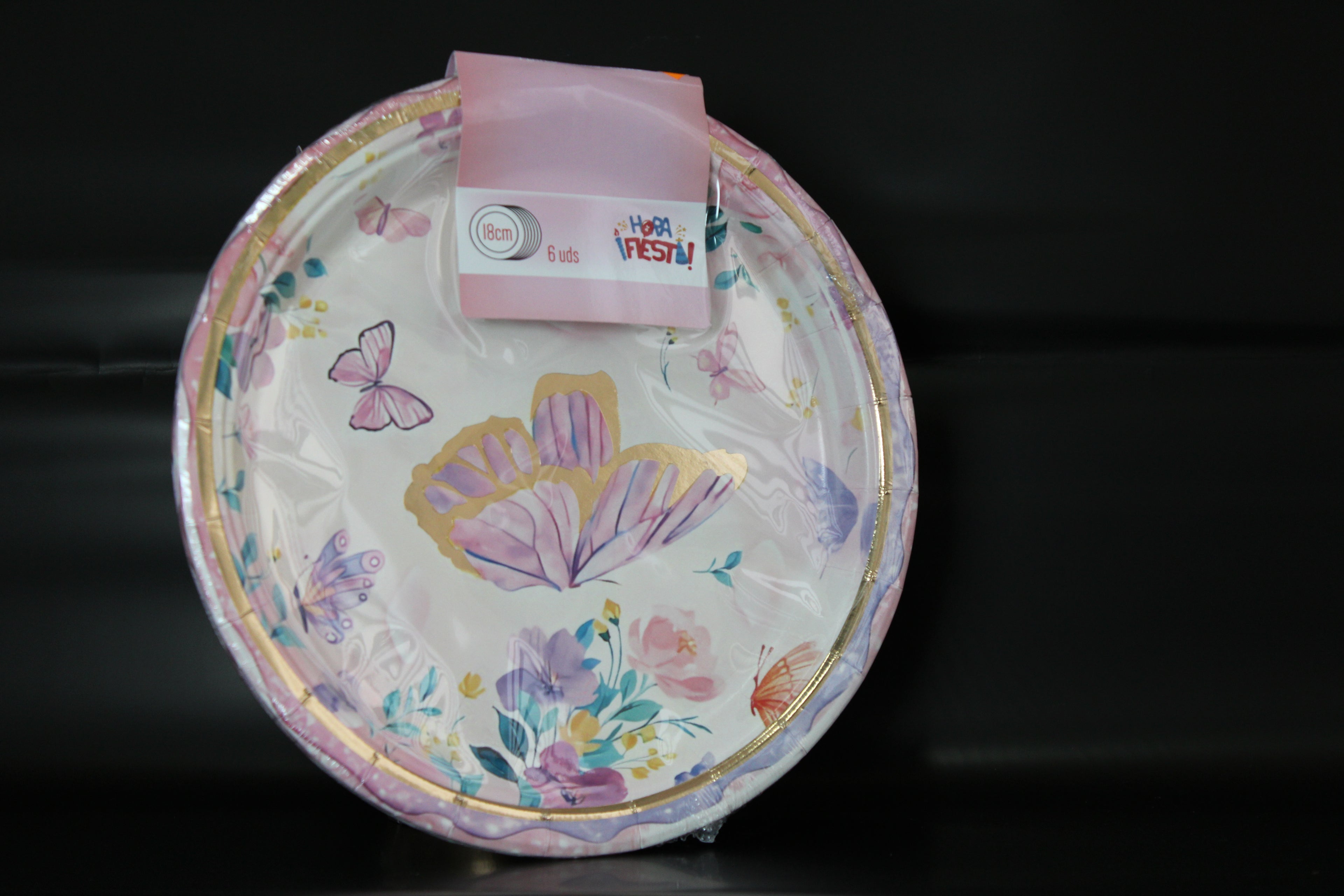 plato mariposa 23cm