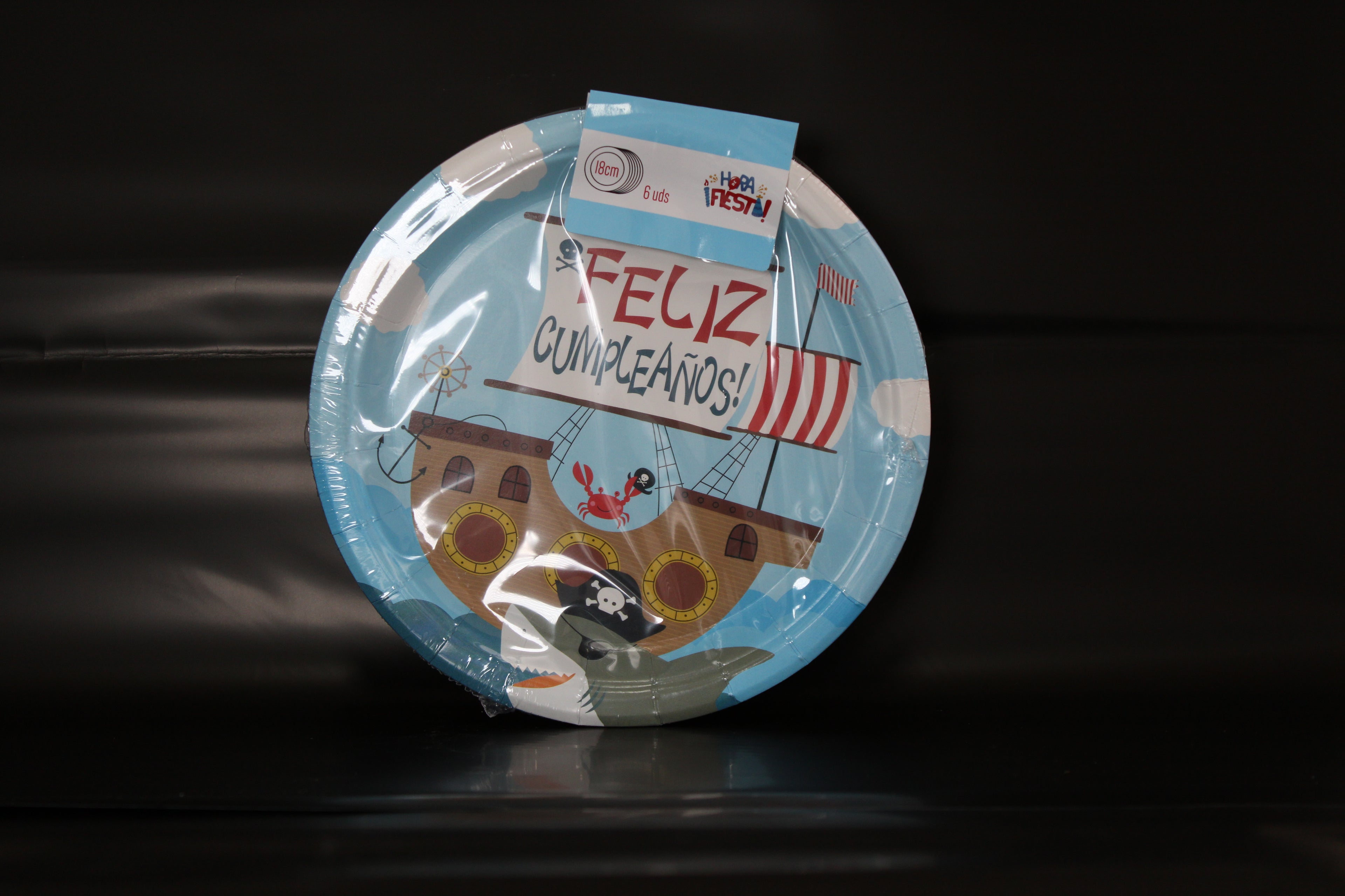 plato pirata 18cm