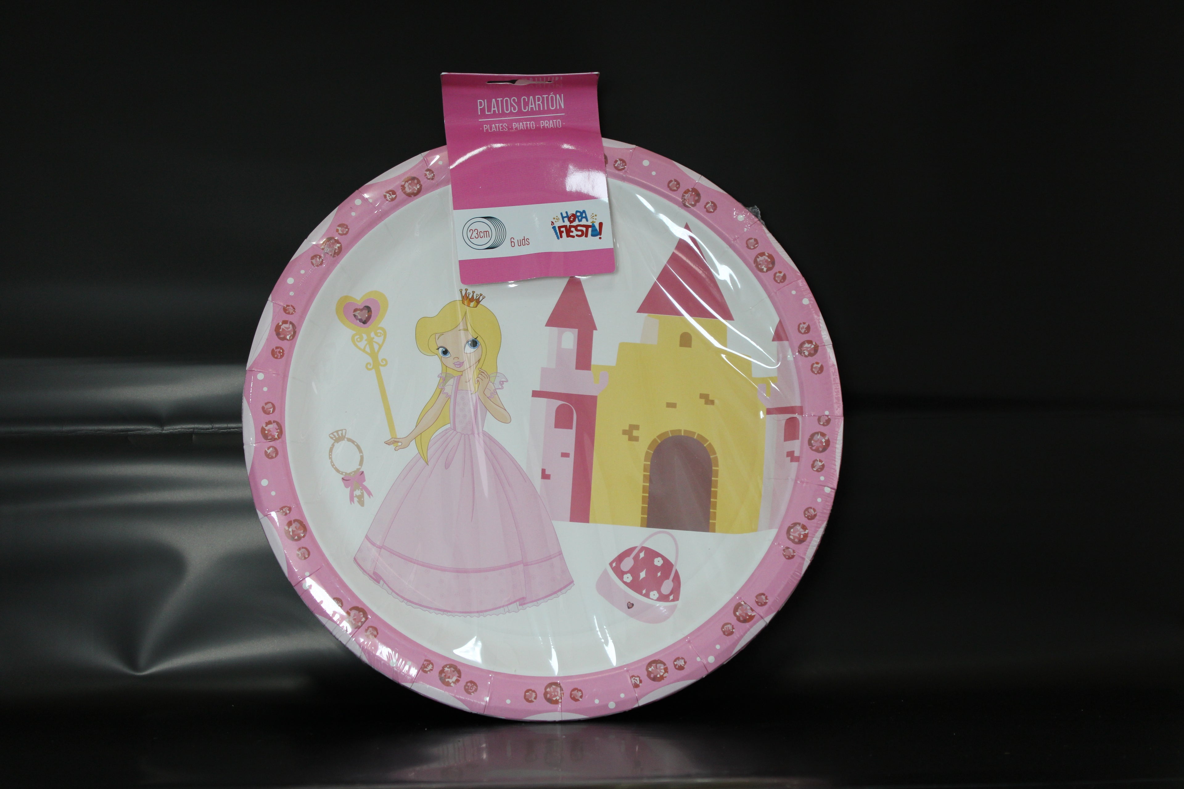 plato princesa 23cm