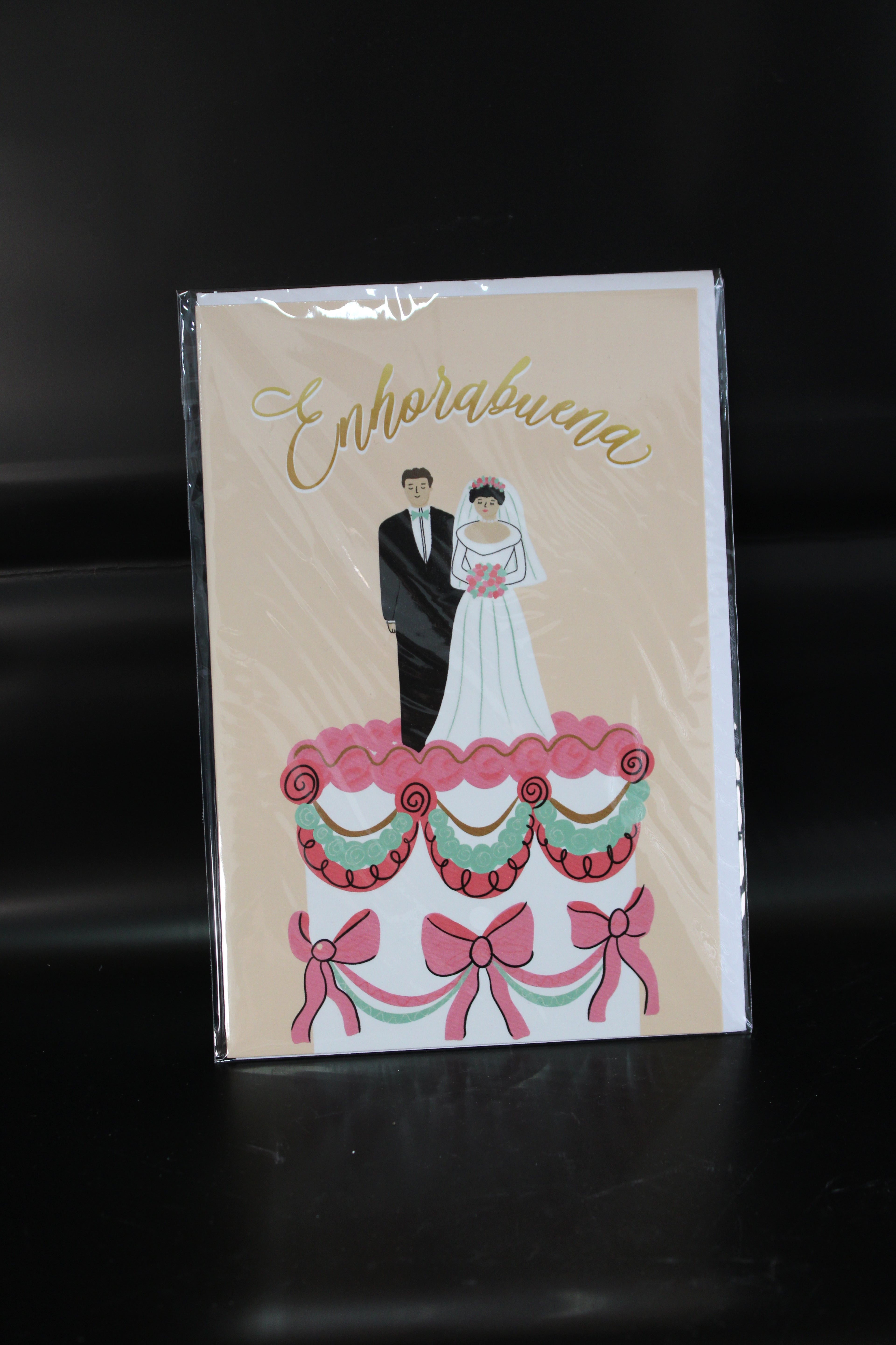 postal Boda enhorabuena