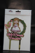 topper comunion niña