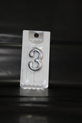 vela plata numero 3