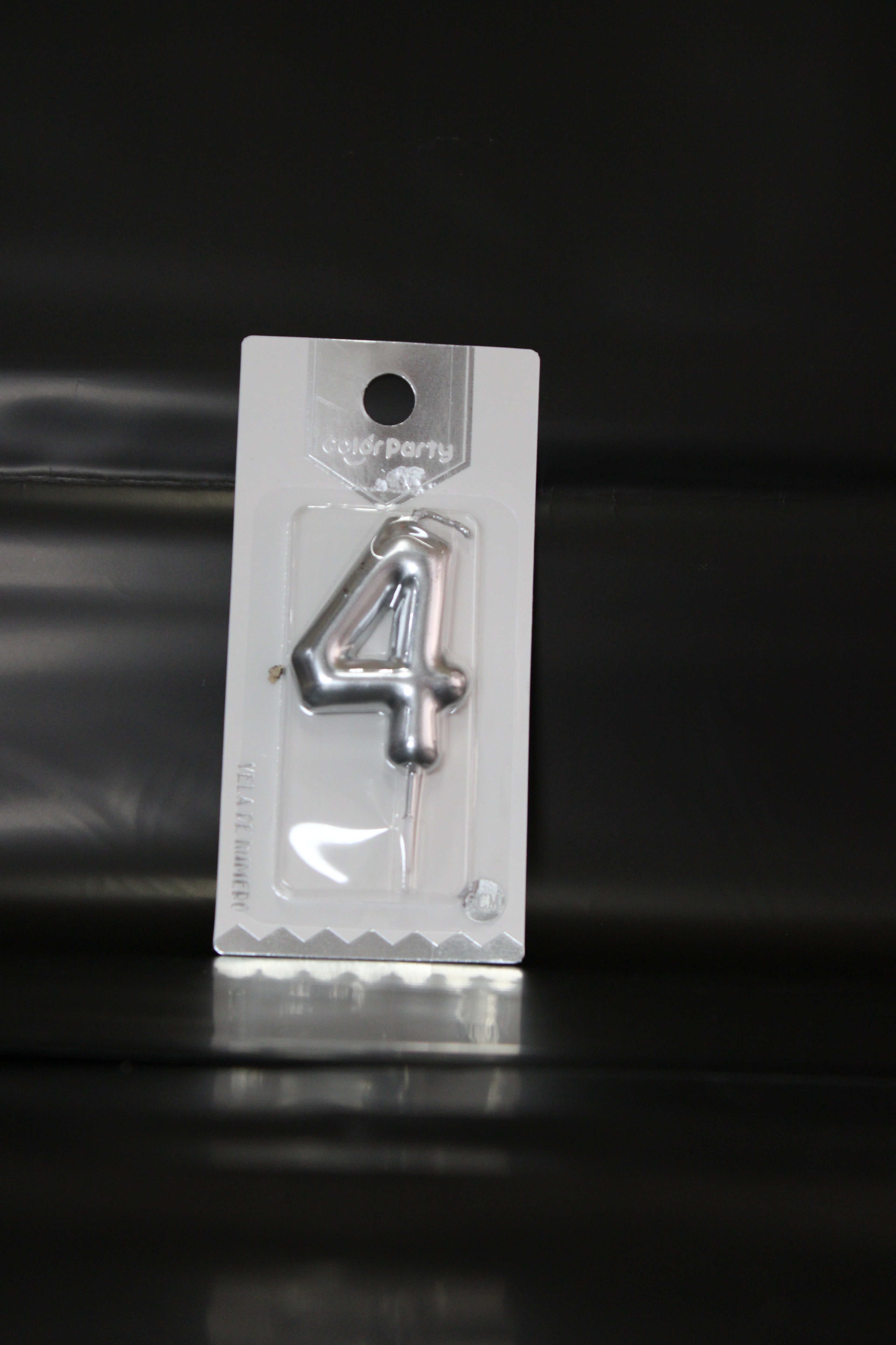 vela plata numero 4