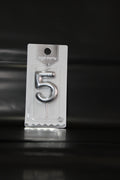 vela plata numero 5